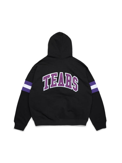 Denim Tears DT Stripe Zip Hoodie Black