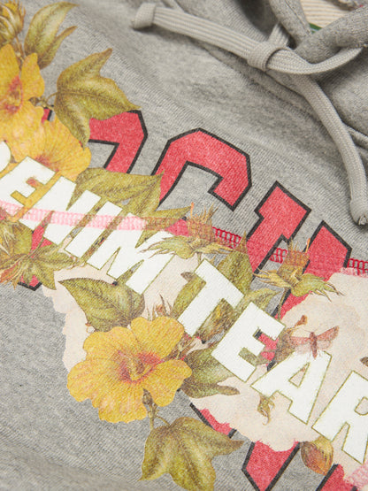 Denim Tears DT Virginia Overlock Stitch Hoodie Grey