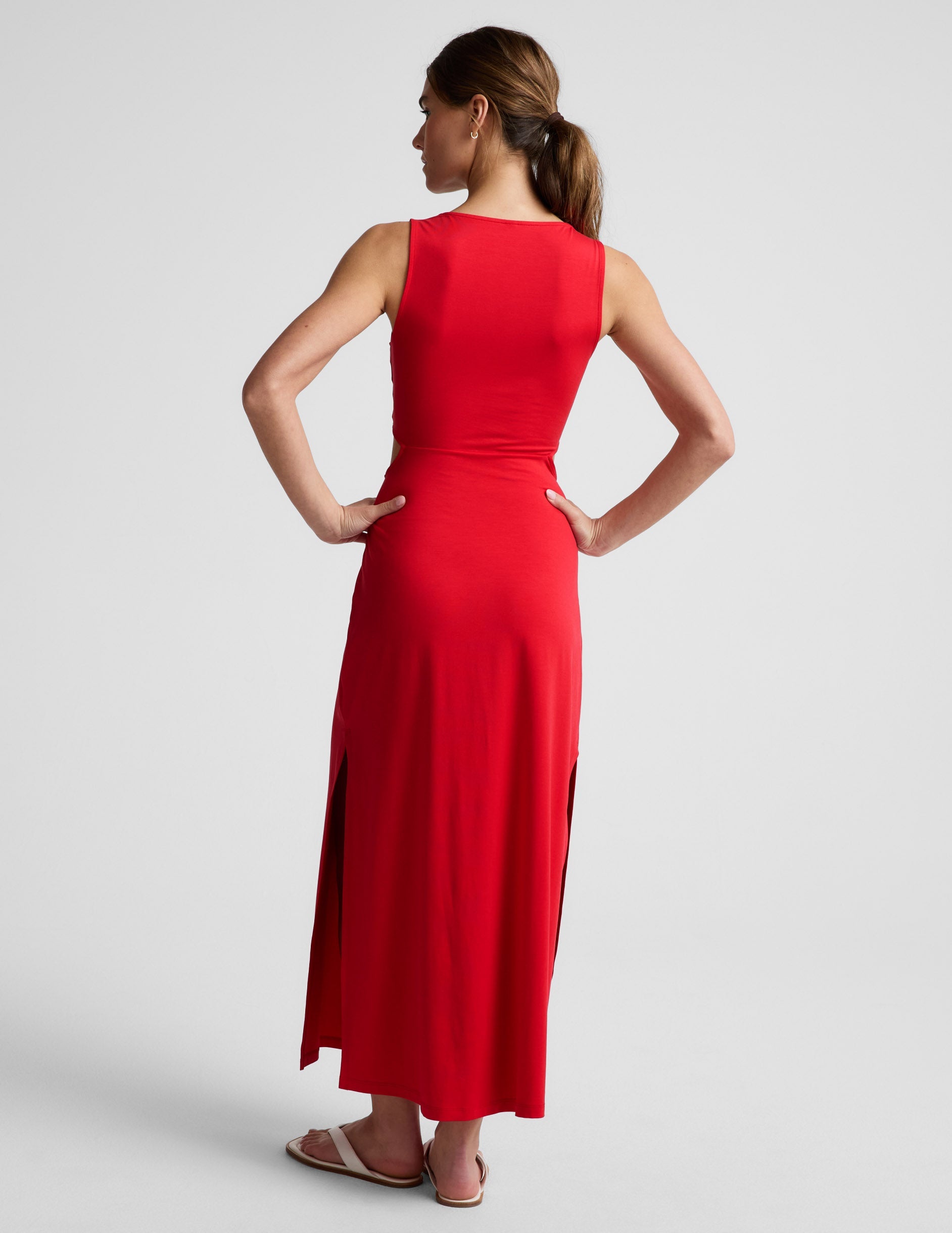 Beyond Yoga Maxi Around The World Front Twist Dress Women's