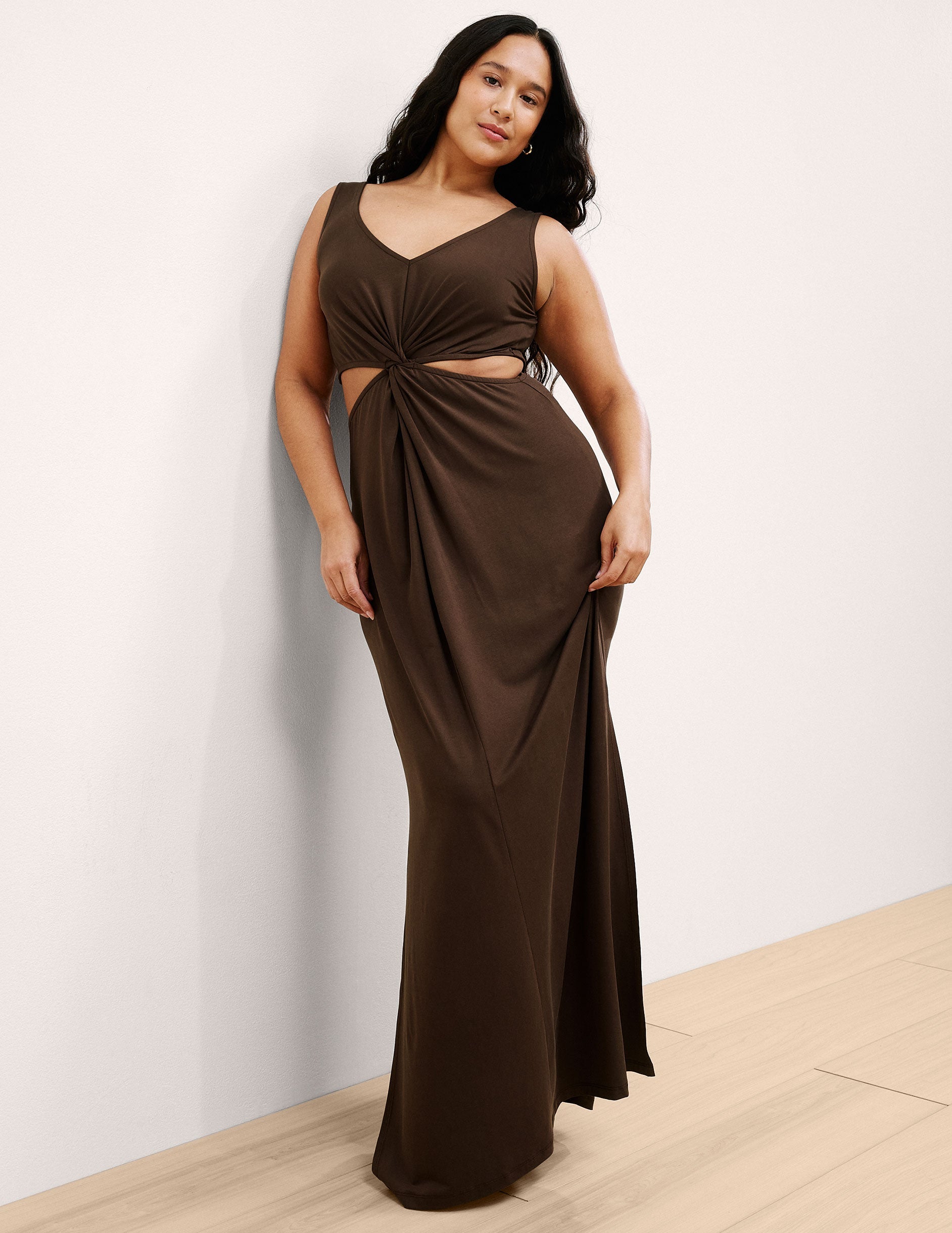 Beyond Yoga Maxi Around The World Front Twist Dress Women's
