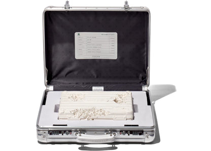 Daniel Arsham X Rimowa Eroded Attache Case White