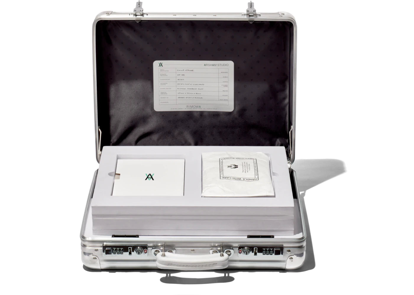 Daniel Arsham X Rimowa Eroded Attache Case White