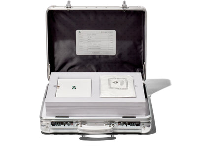 Daniel Arsham X Rimowa Eroded Attache Case White