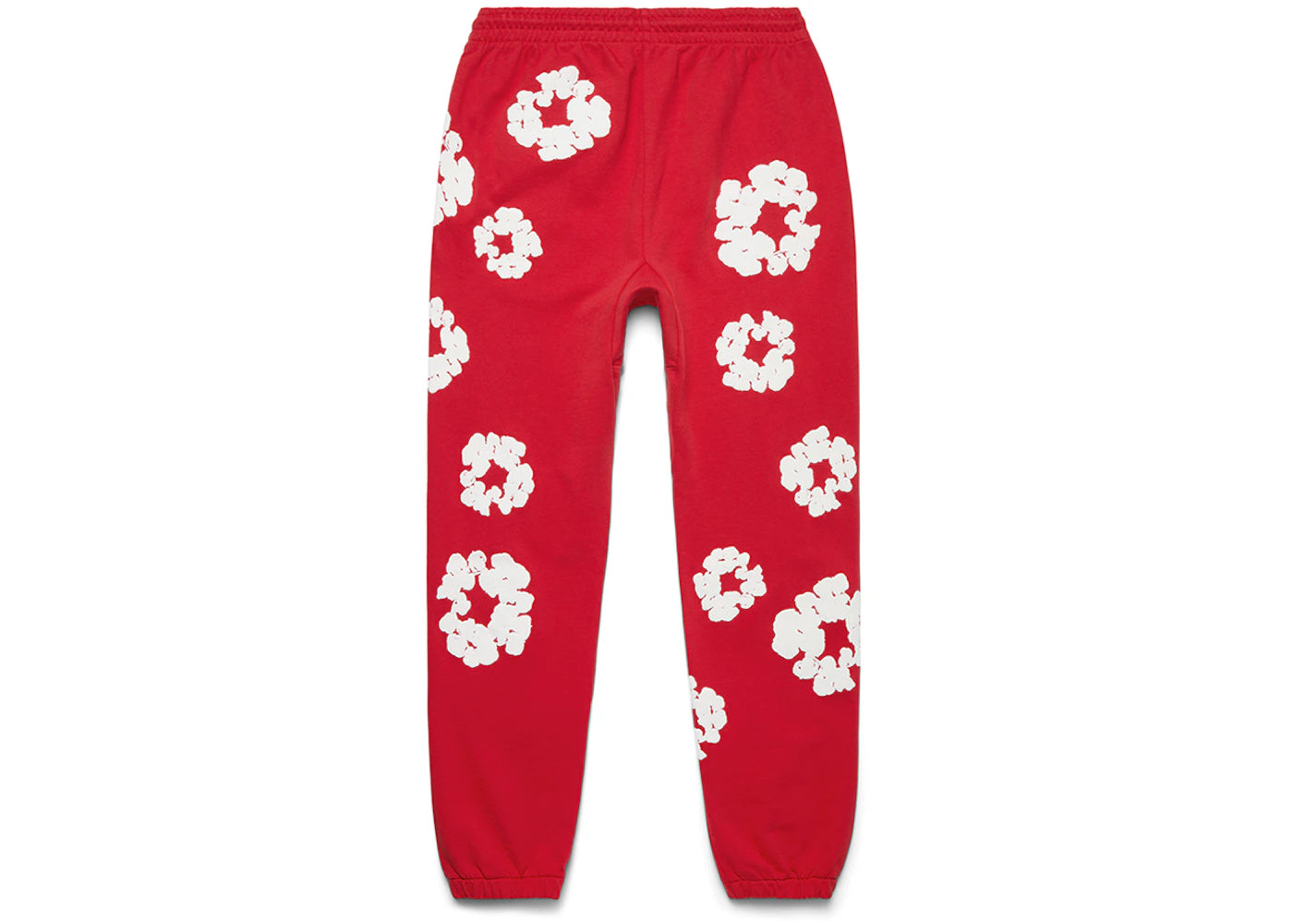 denim tears cotton wreath sweatpant red