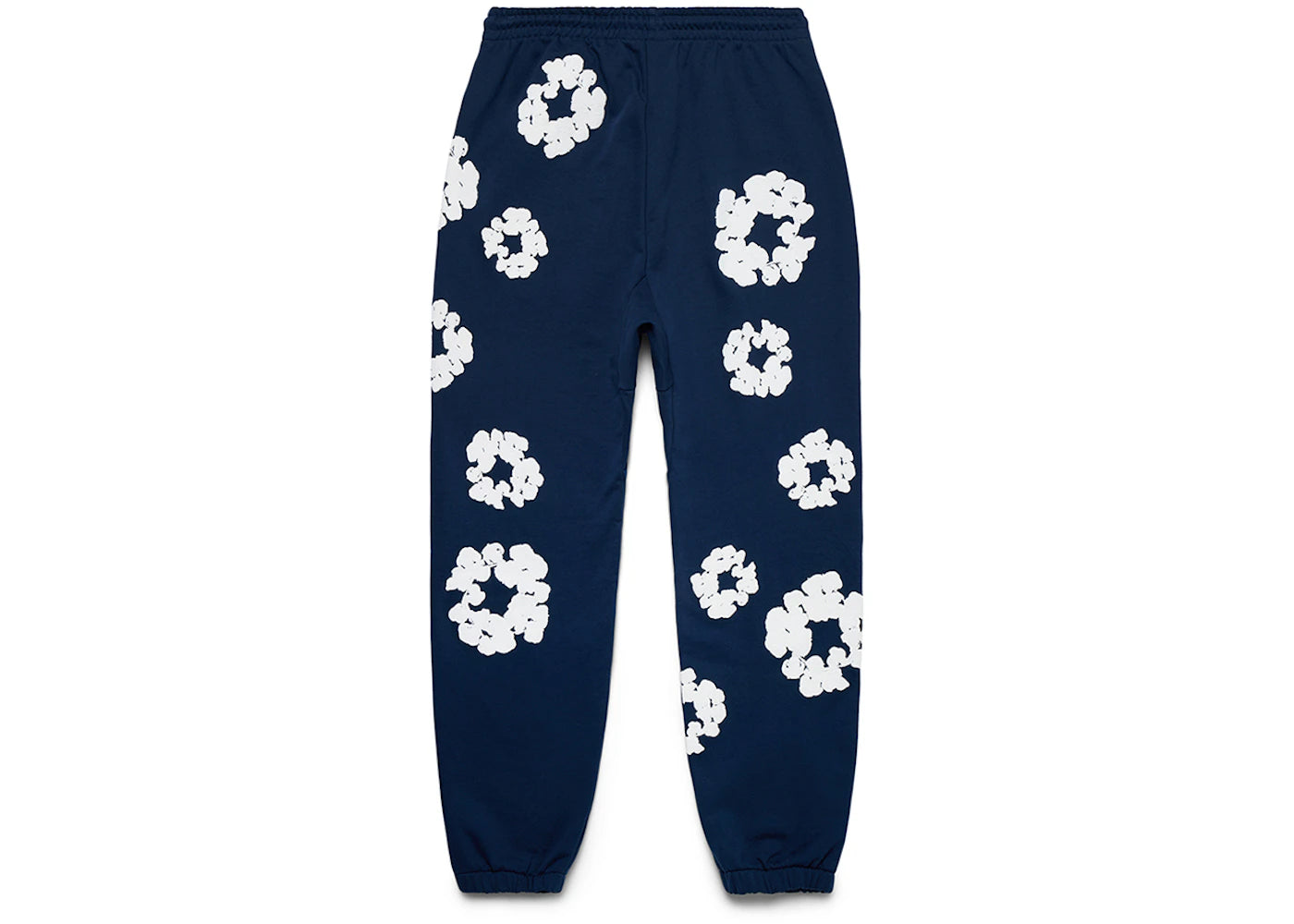 denim tears cotton wreath sweatpants navy