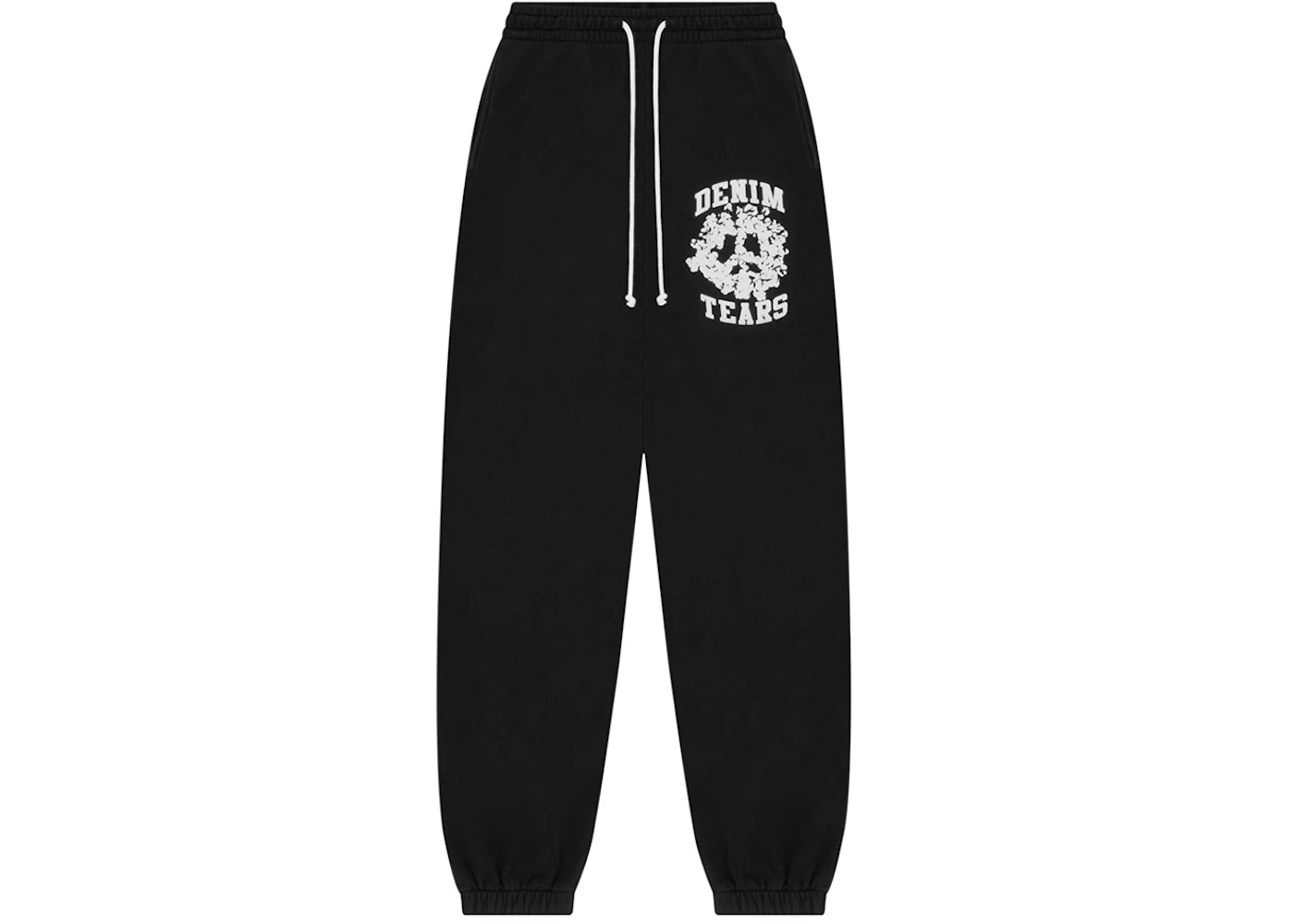 denim tears denim university sweatpants black
