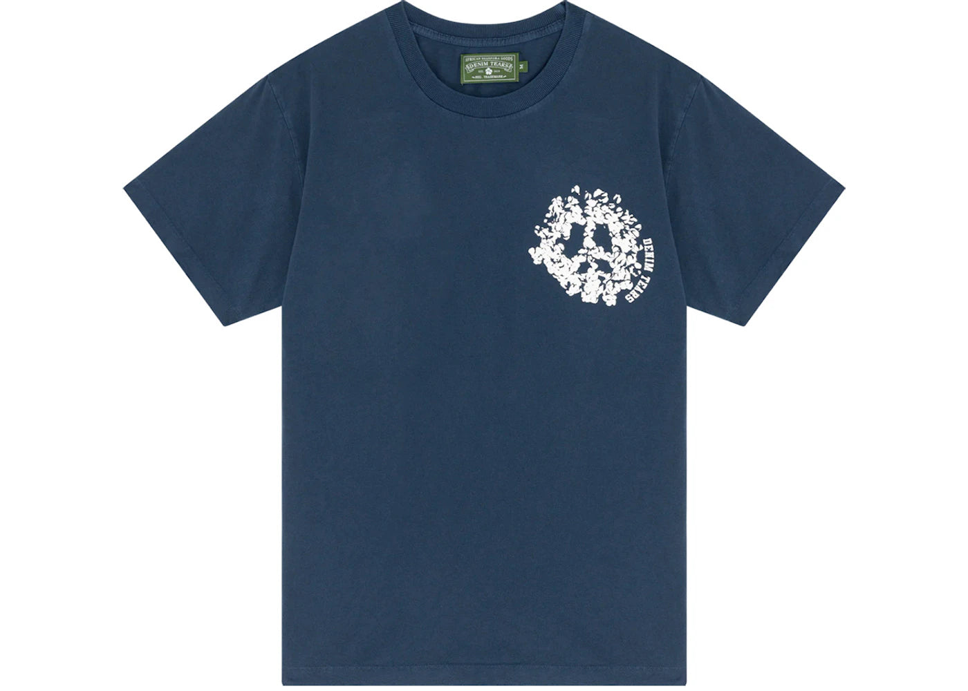 denim tears denim university tee navy