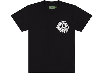 denim tears denim university tee (ss24) black