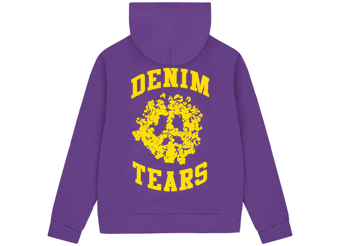 denim tears denim university zip hoodie purple