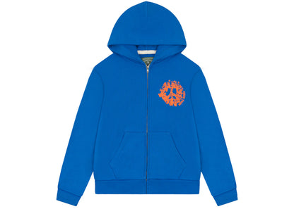 denim tears denim university zip hoodie royal blue