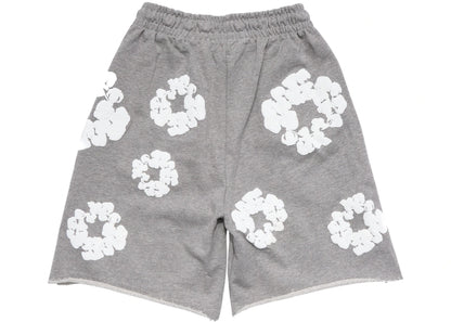 denim tears the cotton wreath shorts grey