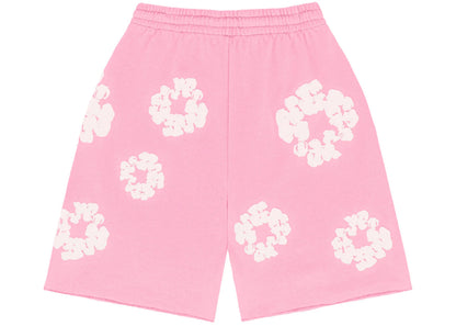 denim tears the cotton wreath shorts pink