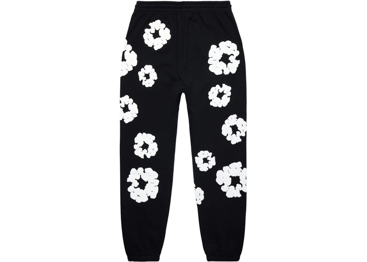 denim tears the cotton wreath sweatpants black