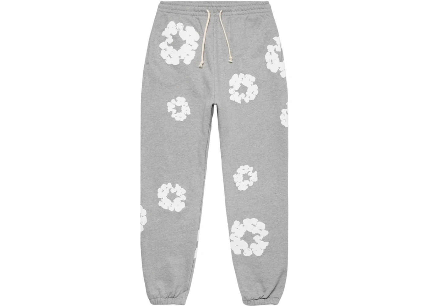 denim tears the cotton wreath sweatpants grey