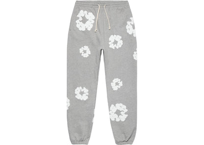 denim tears the cotton wreath sweatpants grey