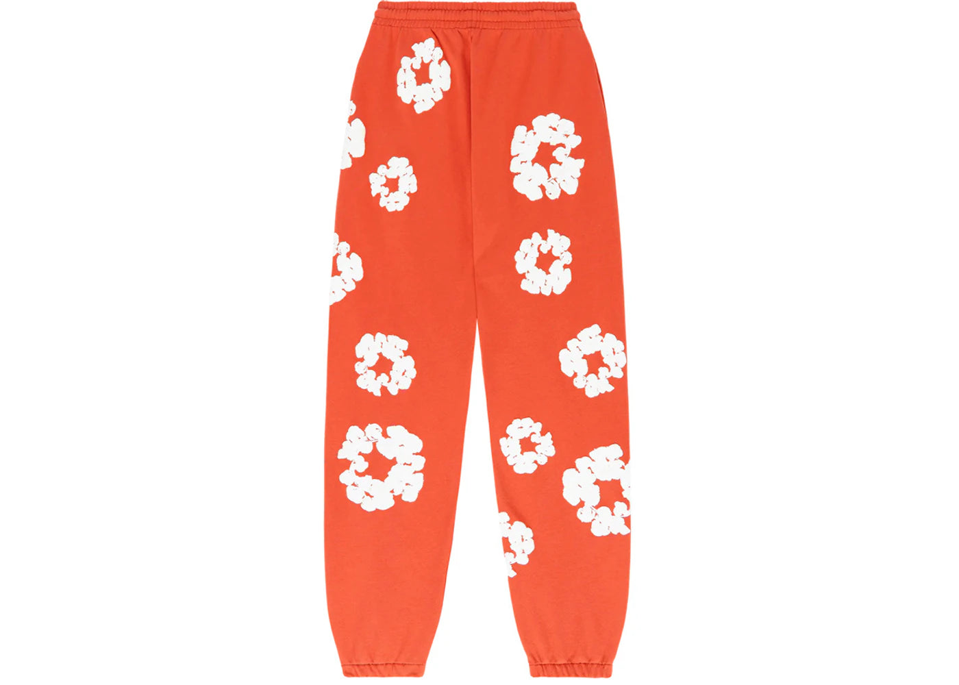 denim tears the cotton wreath sweatpants orange