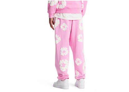 denim tears the cotton wreath sweatpants pink