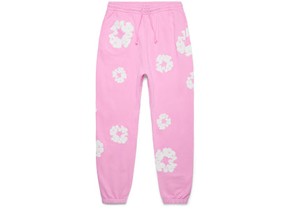 denim tears the cotton wreath sweatpants pink
