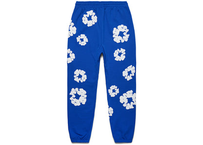 denim tears the cotton wreath sweatpants royal blue