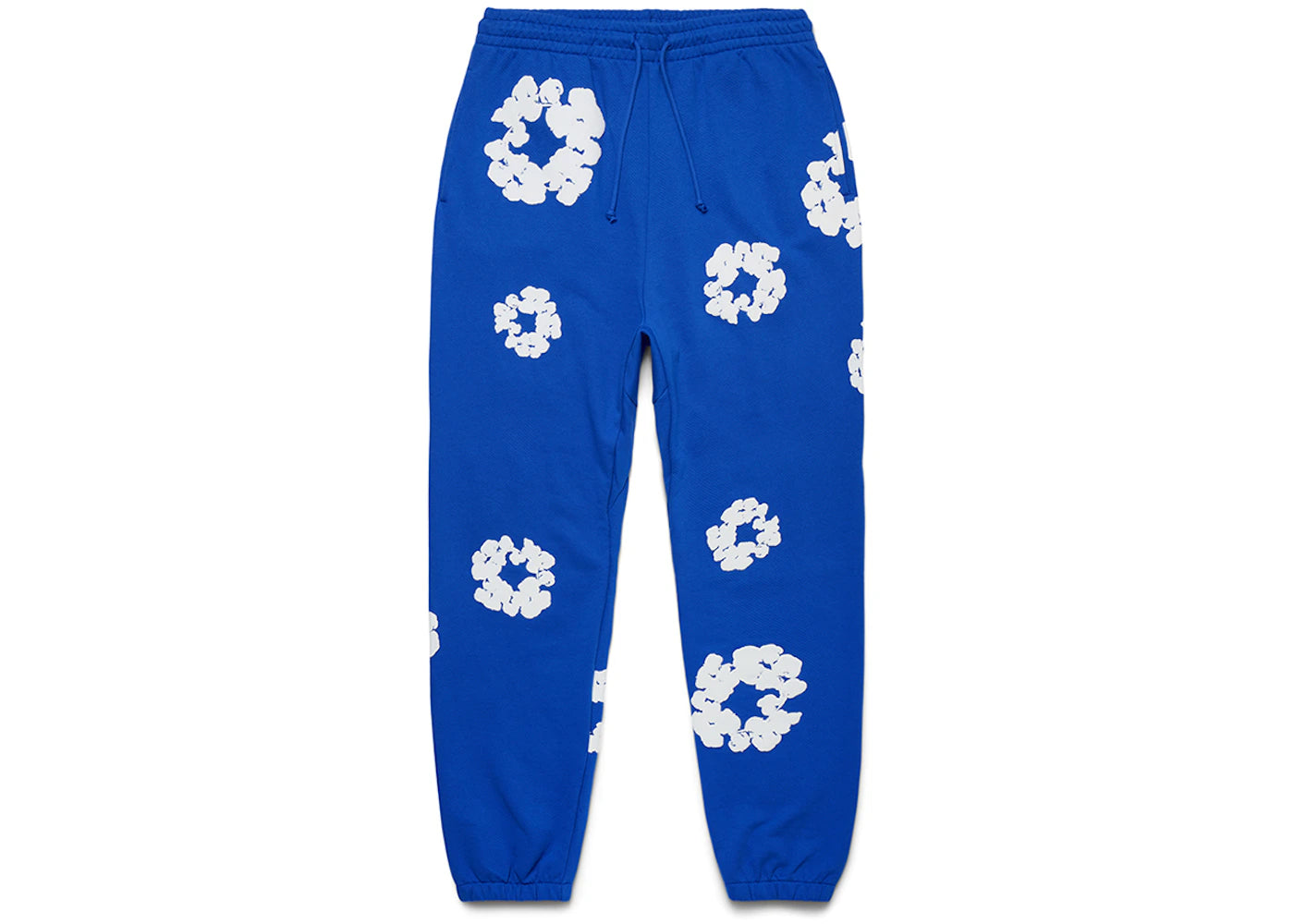 denim tears the cotton wreath sweatpants royal blue