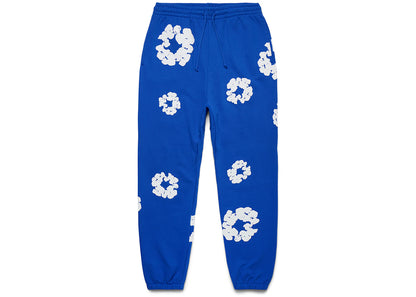 denim tears the cotton wreath sweatpants royal blue