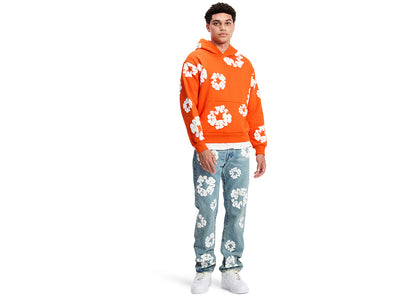 denim tears the cotton wreath sweatshirt orange