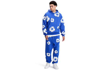 denim tears the cotton wreath sweatshirt royal blue