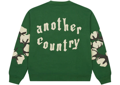 denim tears x cpfm cactus tears crewneck green