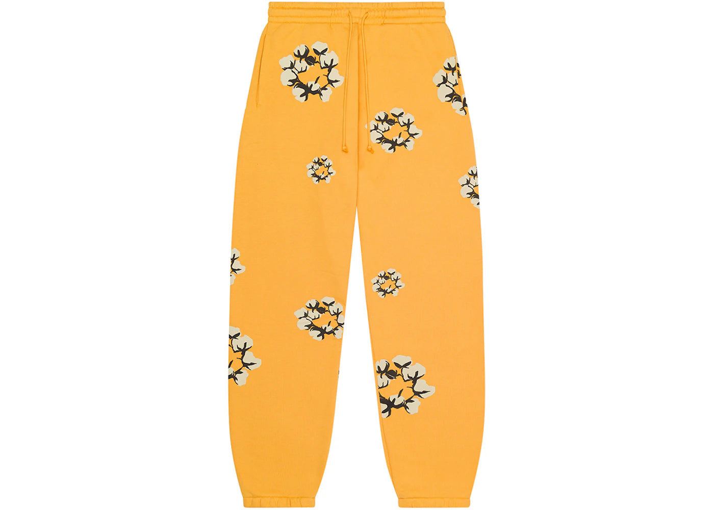 denim tears x cpfm cactus tears wreath sweatpants yellow