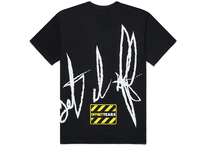 denim tears x offset set it off #2 t-shirt black
