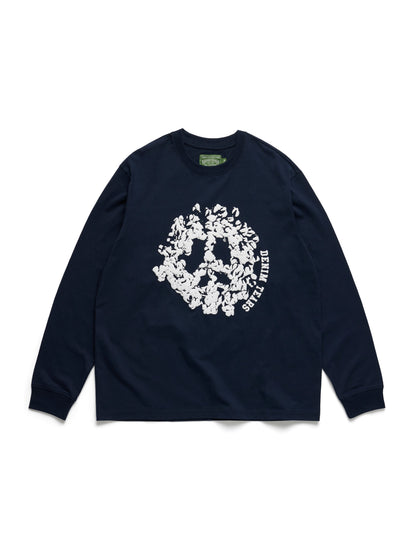 Denim U Long Sleeve Tee Navy