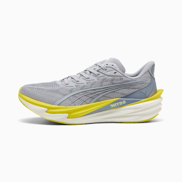 Deviate Nitro™ 4 Men'S Road Running Shoes Vibrant Silver-Lux Lime