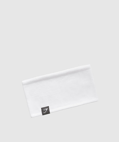 Women's Gymshark Diffuse Single Layer Sweat Headband White