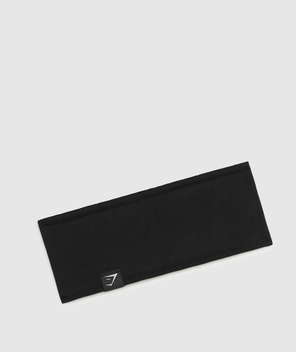 Women's Gymshark Diffuse Single Layer Sweat Headband Black