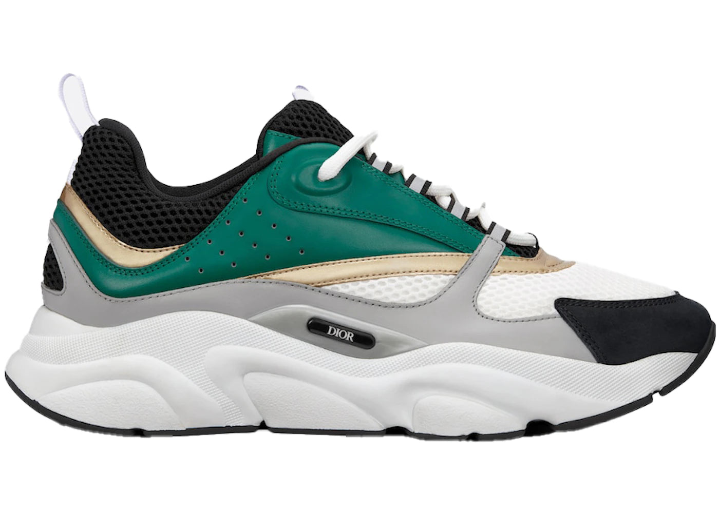 dior b22 white green calfskin