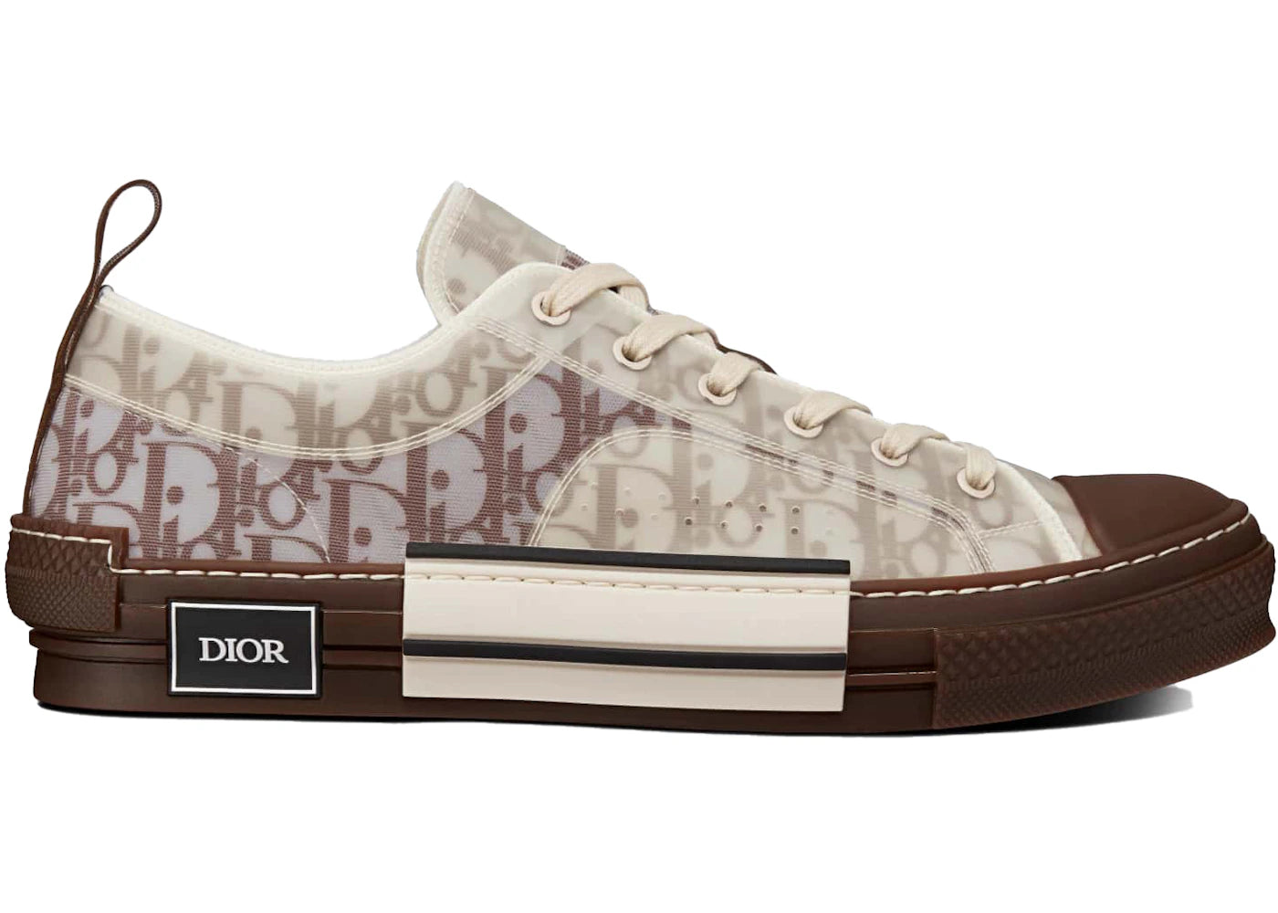 dior b23 low coffee oblique canvas