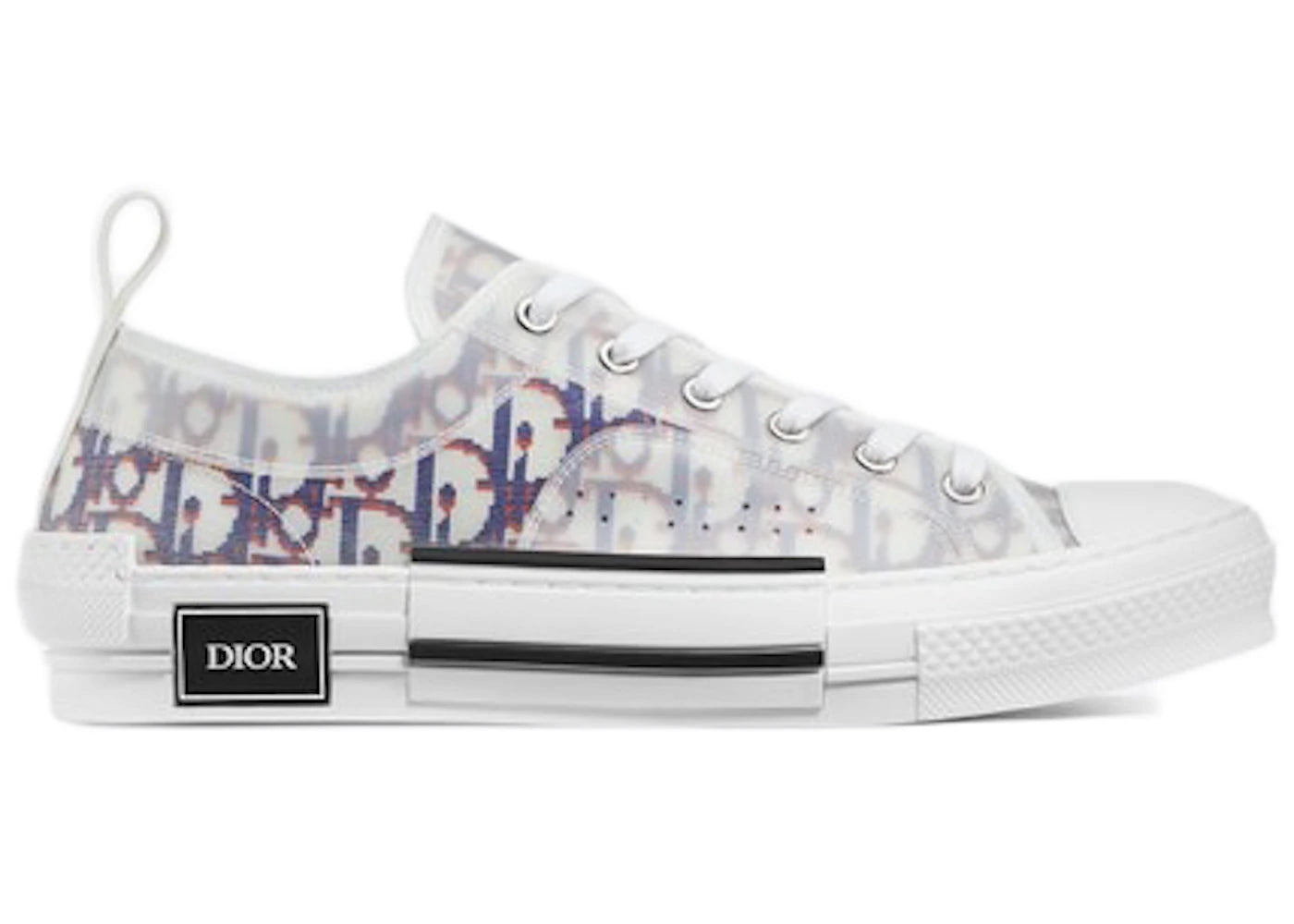 dior b23 low top red blue oblique