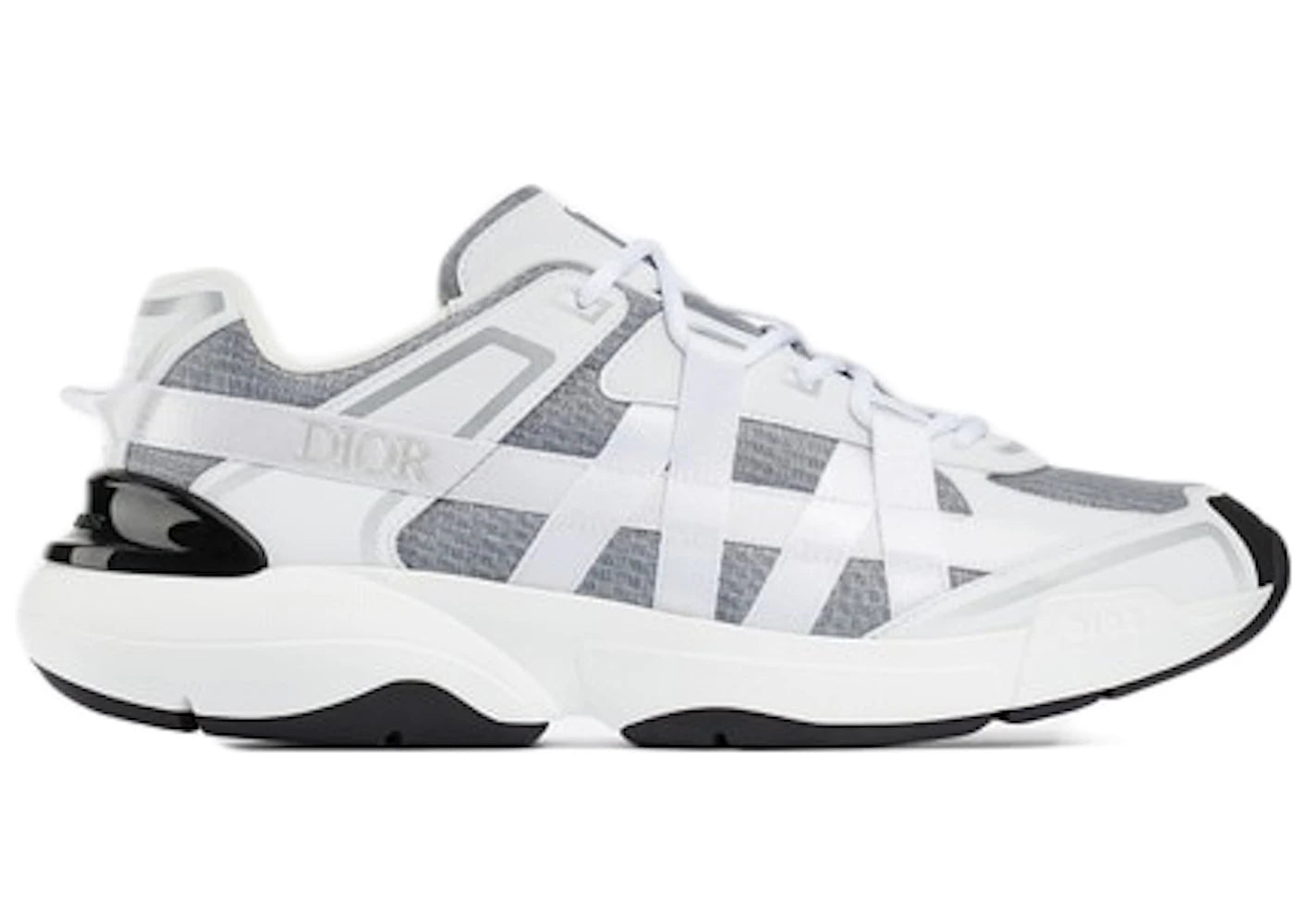 dior b24 runtek grey white nylon