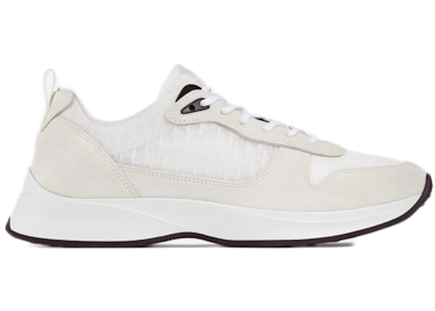 dior b25 runner white oblique suede
