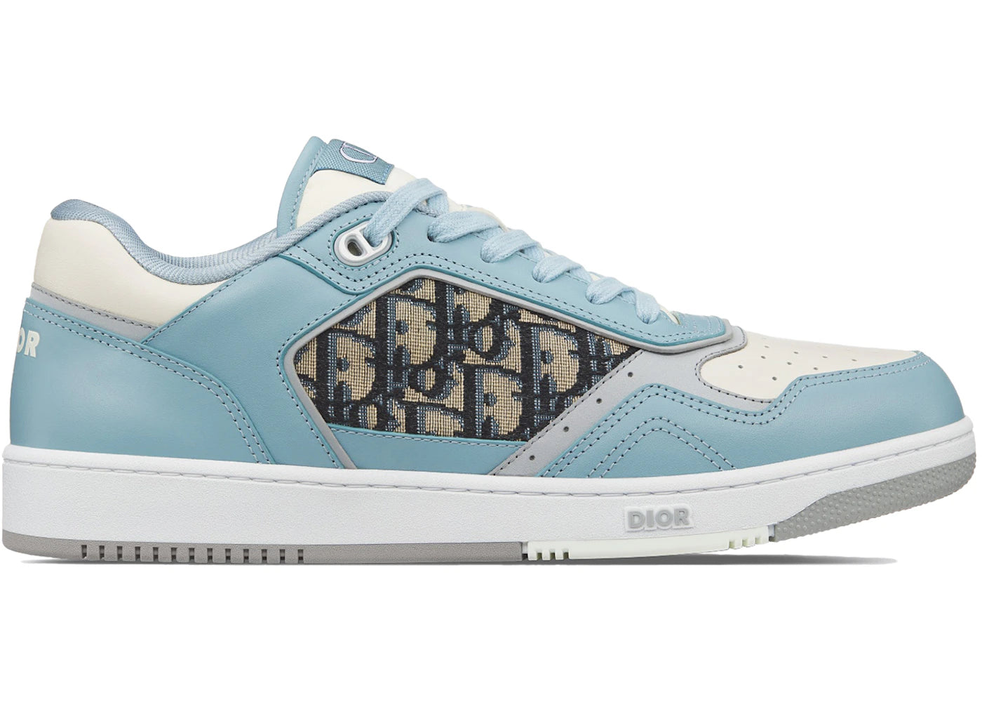 Dior B27 Low Light Blue Cream Dior Oblique Jacquard