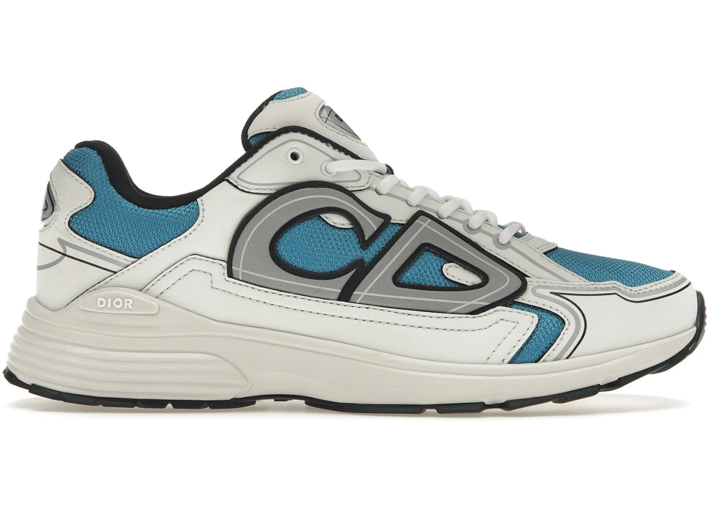 dior b30 blue mesh white technical fabric