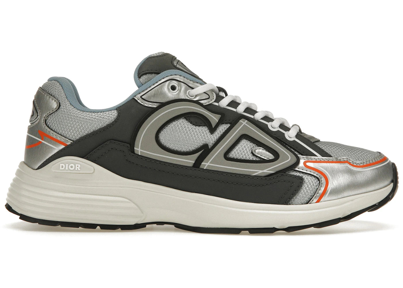 dior b30 silver dark grey