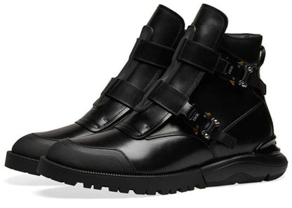 Dior Buckle Military Combat Boot Black