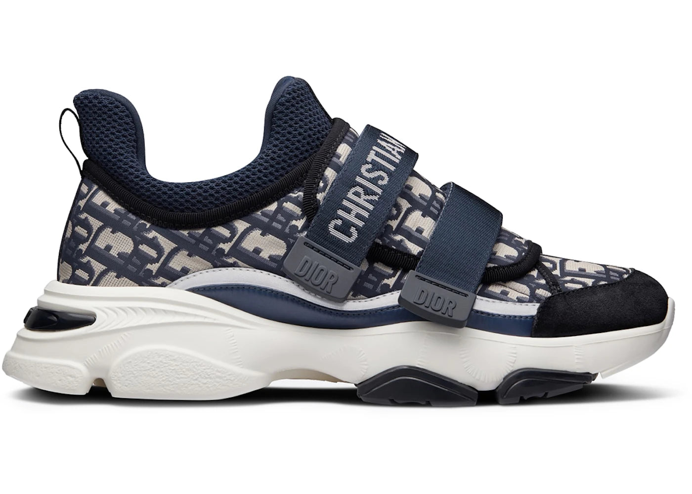 Dior D-Wonder Low Deep Blue White Dior Oblique Technical Fabric (Women'S)