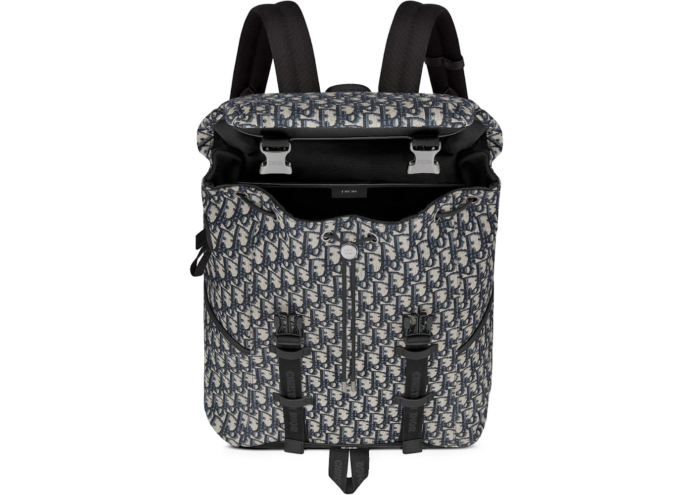 dior explorer backpack oblique jacquard beige/black 