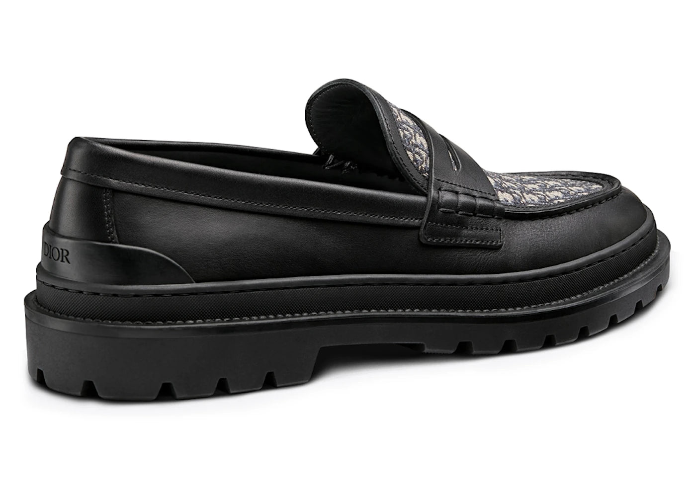 Dior Explorer Loafer Black Beige Black Dior Oblique Jacquard