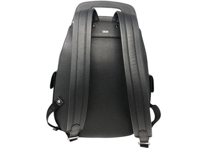 dior homme saddle backpack large black 