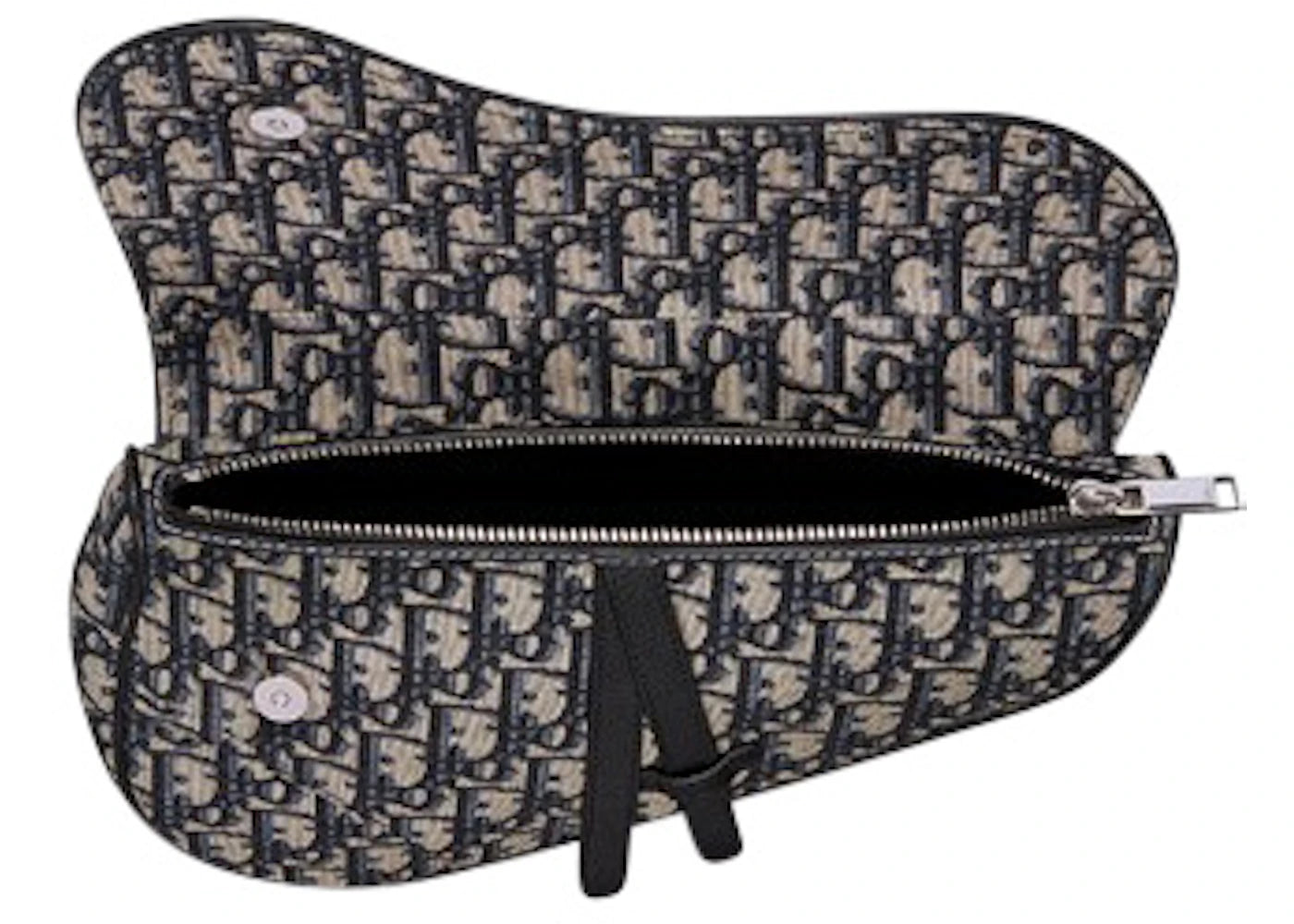 Dior Oblique Saddle Bag Black