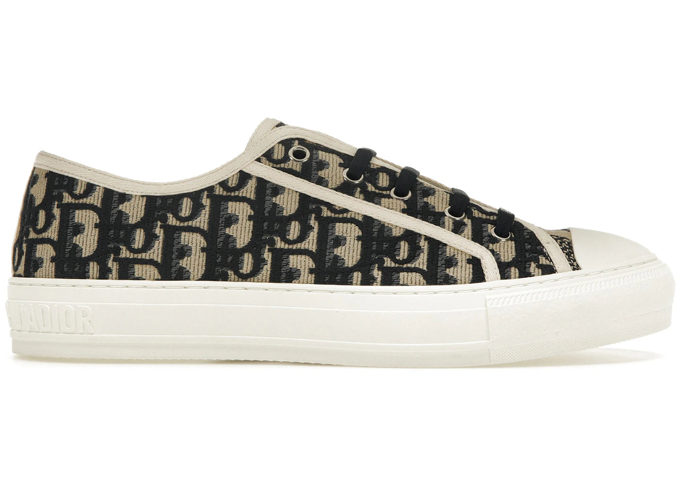 dior walk'n'dior oblique navy canvas (women's)