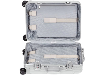 Dior And Rimowa Cabin Suitcase Grey/Blue
